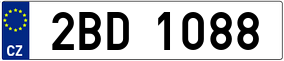 Truck License Plate